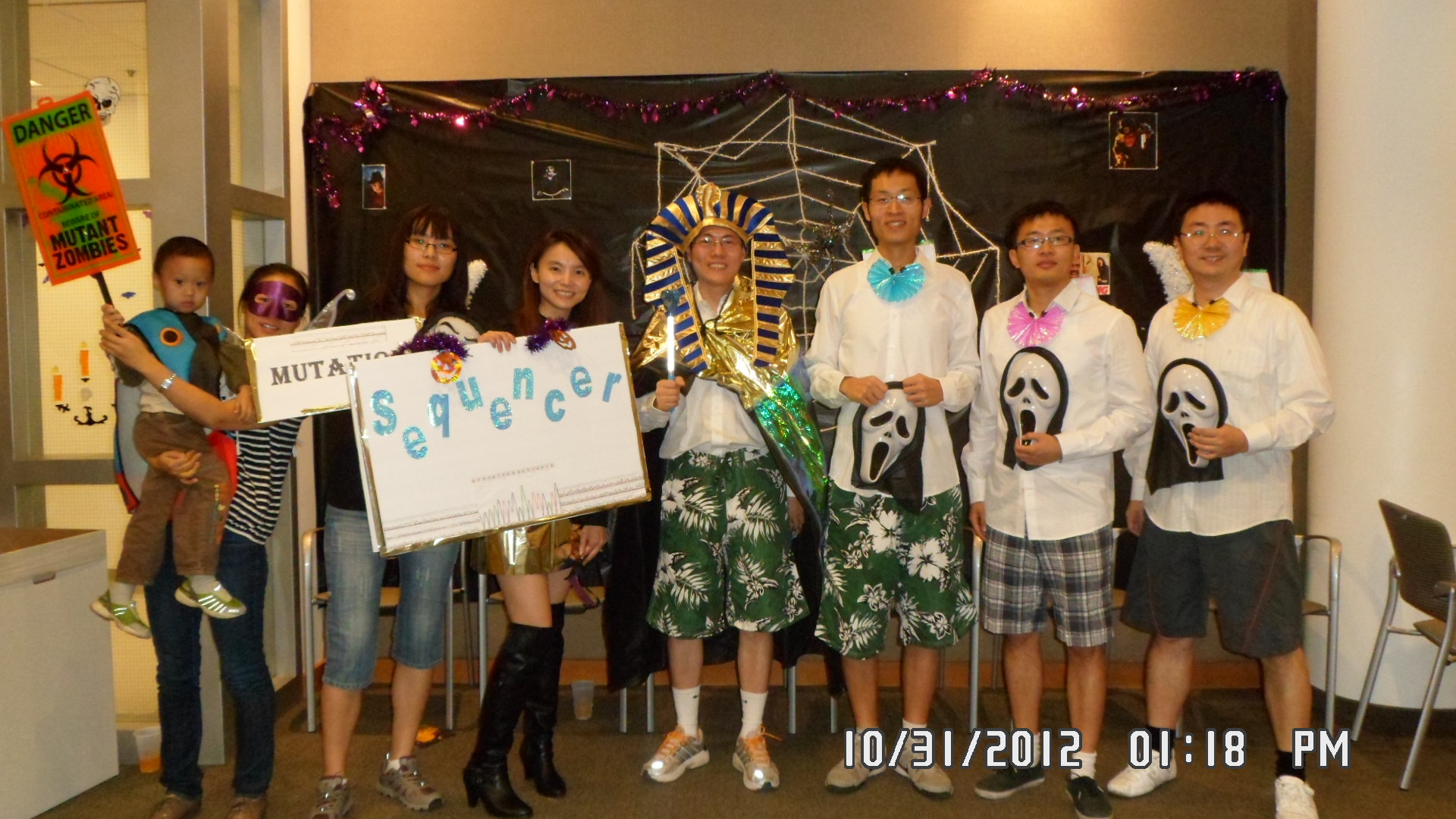 We won Halloween costume competition (2012)